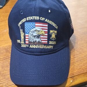 United States 250th Anniversary Eagle Baseball Cap - Navy